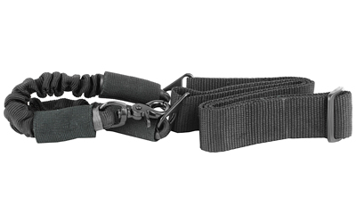 [12284] NORTH CAROLINA STAR NCSTAR AARS1P SINGLE POINT SLING  BLACK NYLON 44"-60" OAL ADJUSTABLE BUNGEE