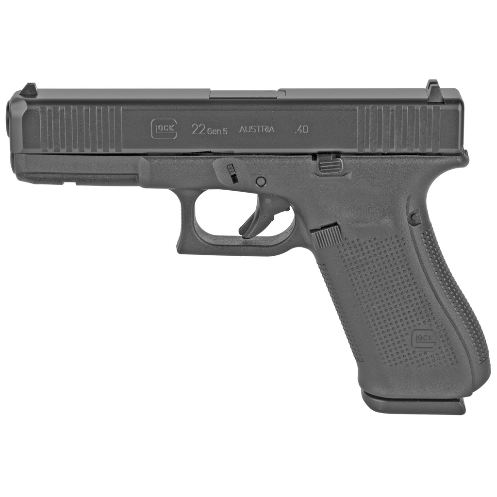 [12125] Glock G22 Gen 5, 40 S&W, 4.49" Barrel, 15+1, Black