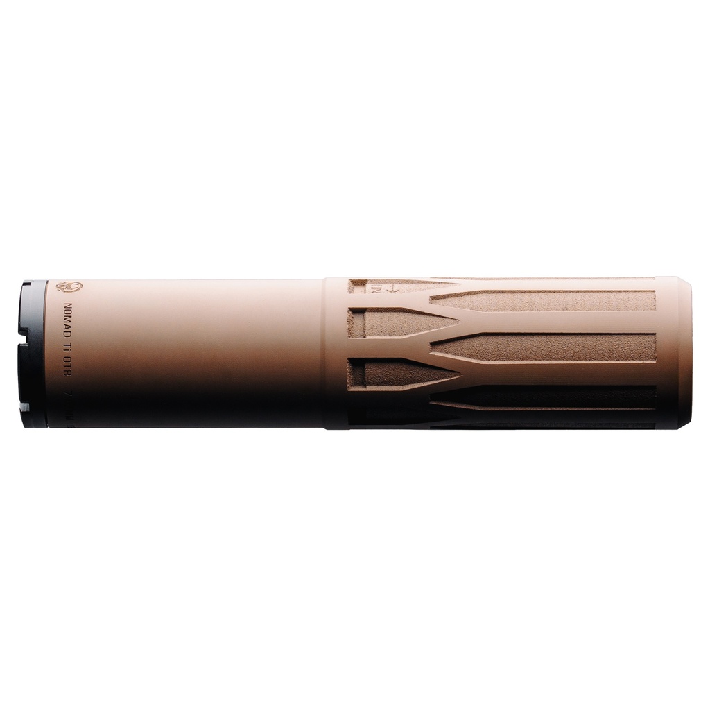 Dead Air Nomad Ti OTB 7.62 Suppressor with Xeno Mount, FDE