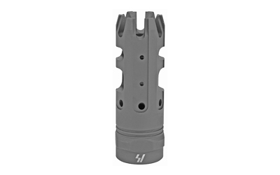 STRIKE INDUSTRIES KINGCOMP22 KING COMP  BLACK STEEL WITH 1/2"-28 TPI THREADS, 2.62" OAL & 0.87" DIAMETER FOR 223 REM, 5.56X45MM NATO AR-PLATFORM