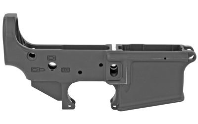 [11679] SPIKES STLS019 SPIDER STRIPPED LOWER RECEIVER WITH BILLET MARKINGS MULTI-CALIBER 7075-T6 ALUMINUM BLACK ANODIZED FOR AR-15