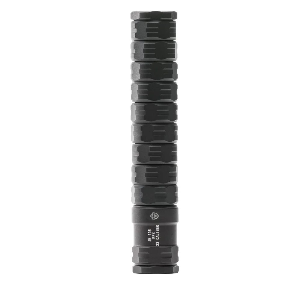 JK Armament RFX 22 Rimfire Suppressor, 1.05", Black