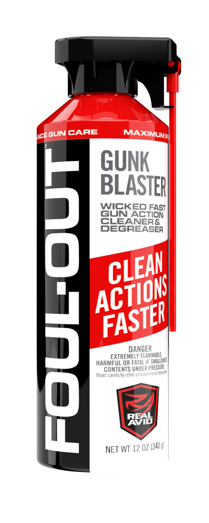 [11206] REAL AVID FOUL-OUT GUNK BLASTR 12 OZ. AEROSAL FLIP UP NOZZLE