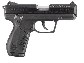 Ruger SR22P, 22 LR, 3.5" Barrel, 2 x 10-Round Mags, Black, Rail