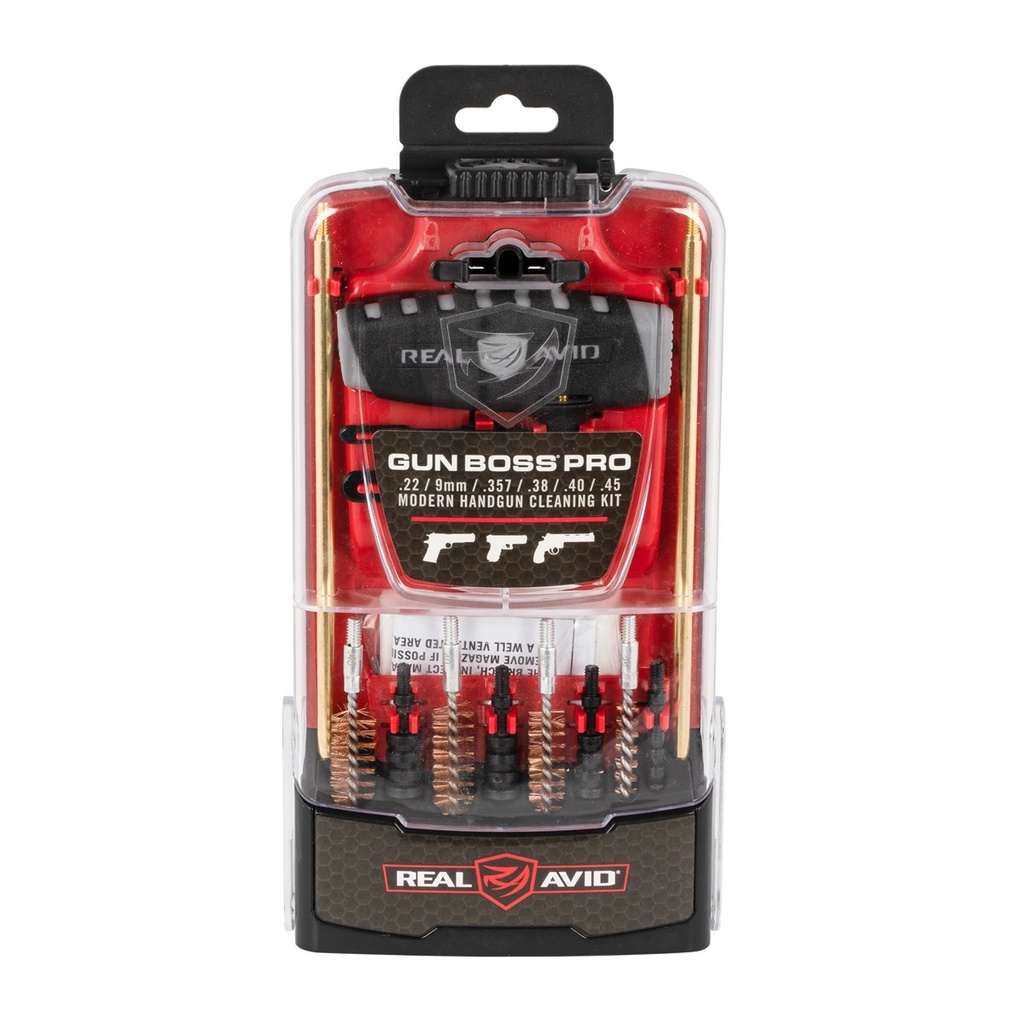 [11109] Real Avid Gun Boss Pro Handgun Cleaning Kit 15-Piece