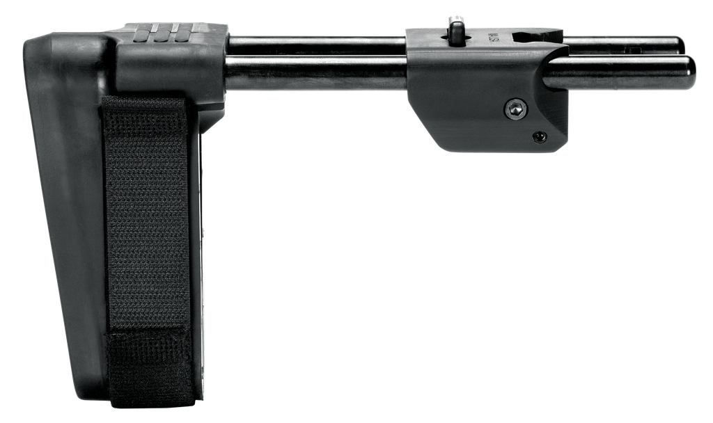 [11010] SB TACTICAL MPX-01-SB MPX PSB BRACE 3 POSITION BLACK SYNTHETIC WITH 3.87"-8.25" OAL NYLON STRAP & FOR SIG MPX, MCX (EXCLUDING COPPERHEAD VARIANT) COMPATIBLE WITH INTEGRATED PICATINNY RAIL