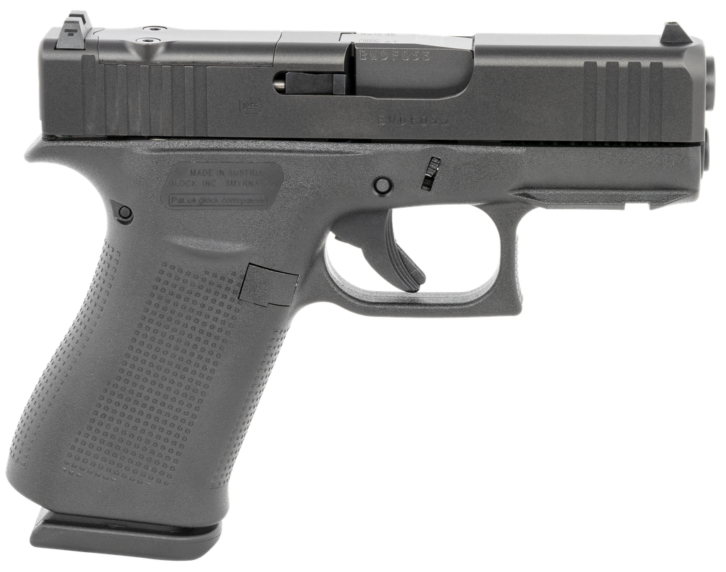 GLOCK PX4350201FRMOS G43X MOS SUB-COMPACT 9MM LUGER 10+1 3.41" BLACK GMB BARREL, BLACK NDLC MOS CUT/SERRATED STEEL SLIDE, BLACK POLYMER FRAME W/PICATINNY RAIL BLACK TEXTURED POLYMER GRIP, AMBIDEXTROUS