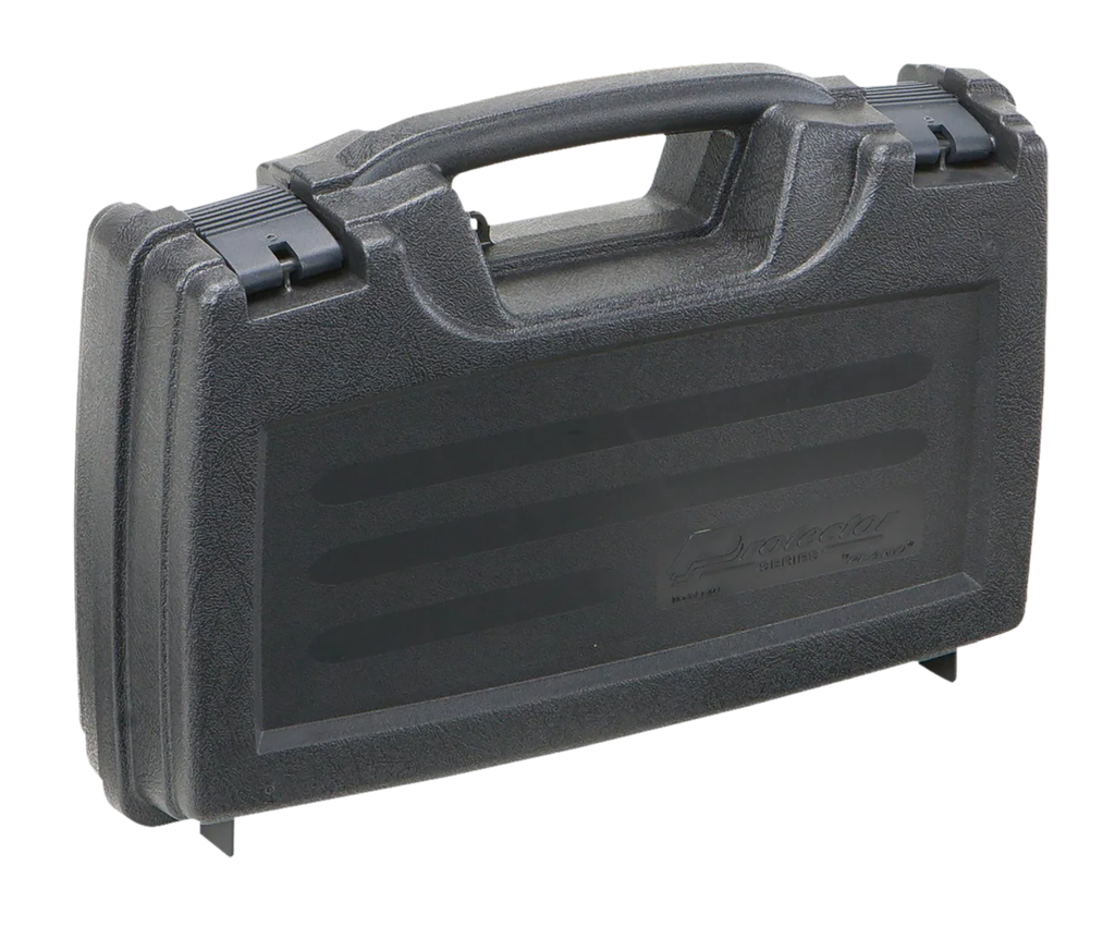 PLANO 140300 PROTECTOR PISTOL CASE BLACK POLYMER HOLDS HANDGUN