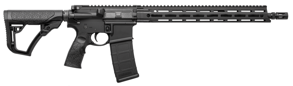 [10656] DANIEL DEFENSE 0212802081047 DDM4 V7 5.56X45MM NATO 30+1 16" THREADED BARREL W/FLASH SUPPRESSOR, BLACK HARD COAT ANODIZED RECEIVER, 6 POSITION STOCK W/SOFTTOUCH OVERMOLDING