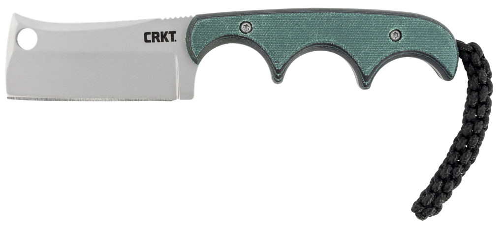 [10552] CRKT MINIMALIST CLEAVER NECK KNIFE 2.13" PLAIN EDGE W/SHTH
