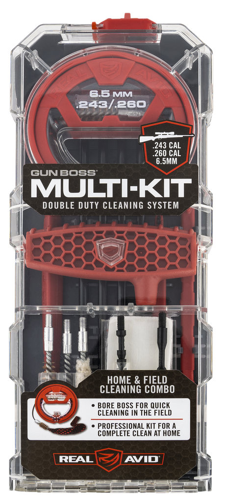 REAL AVID GUN BOSS MULTI-KIT .243/.260/6.5MM W/ BORE BOSS