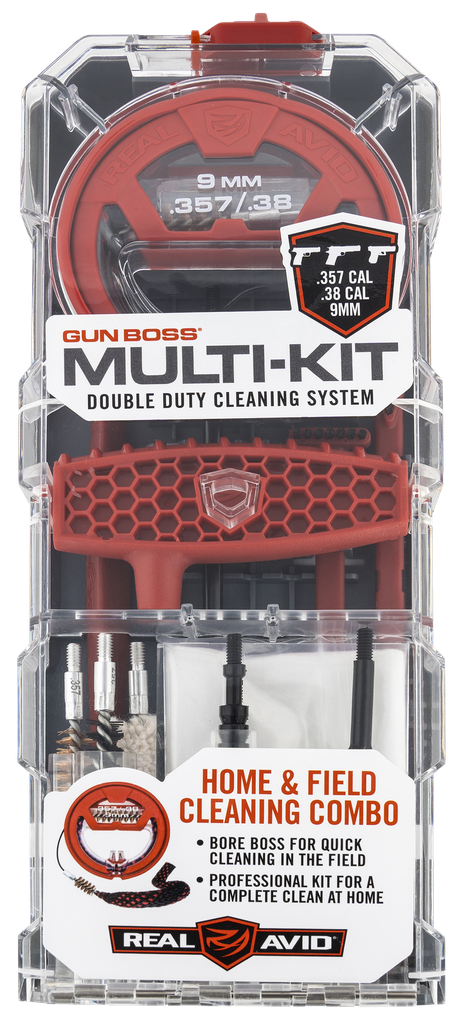 [10510] REAL AVID GUN BOSS MULTI-KIT .357/.38/9MM W/ BORE BOSS