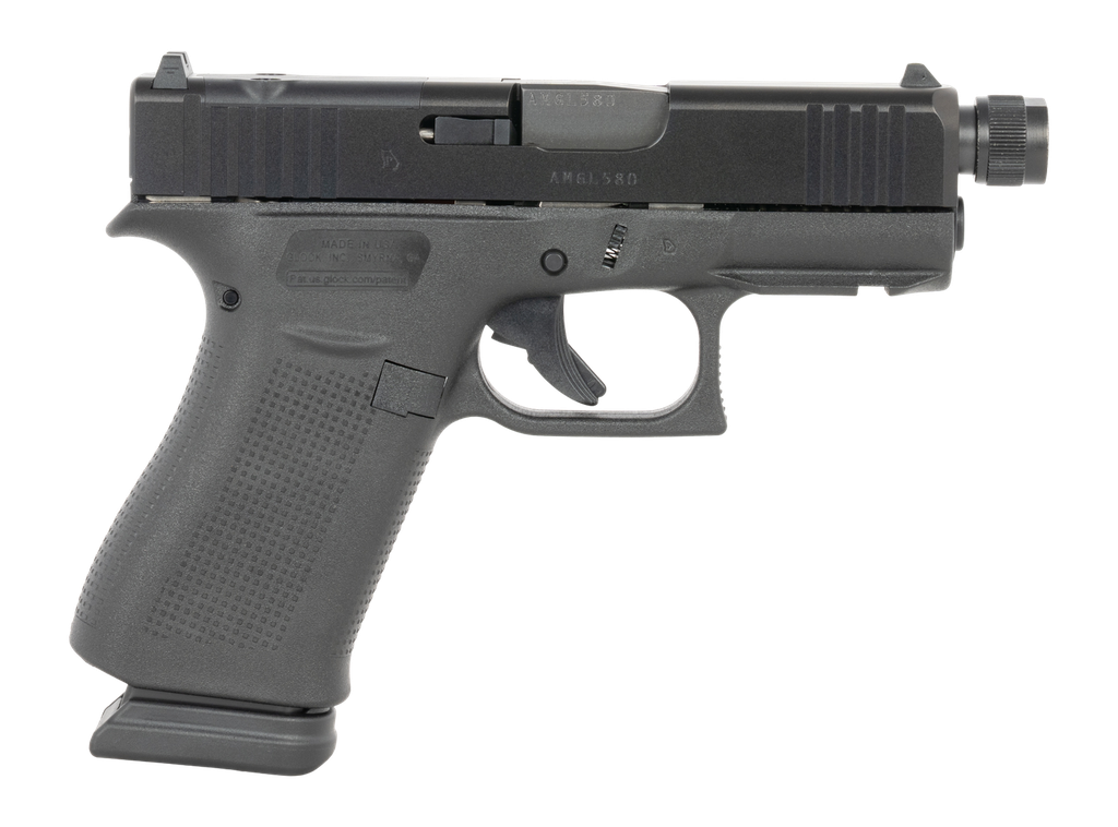 [19512] Glock G43X MOS Slim, 9mm, 3.41" Threaded Barrel, 15+1, Optic Ready