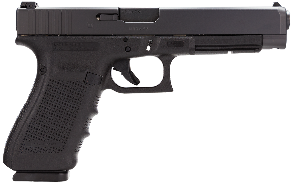 GLOCK PG4130103 G41 GEN4 COMPETITION 45 ACP 13+1 5.31" BARREL, BLACK FRAME & SLIDE, FINGER GROOVED ROUGH TEXTURE GRIP, MODULAR BACKSTRAP, REVERSIBLE MAG. CATCH, SAFE ACTION TRIGGER