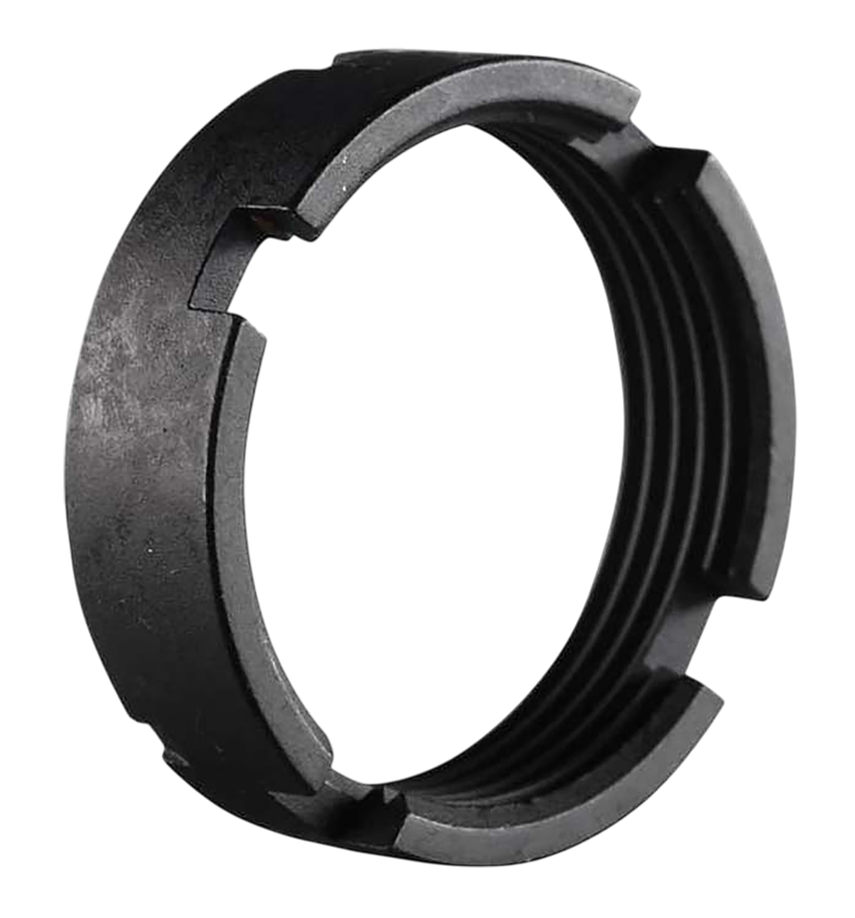 [9857] LUTH-AR CS-02 CARBINE LOCK RING/CASTLE NUT BLACK STEEL