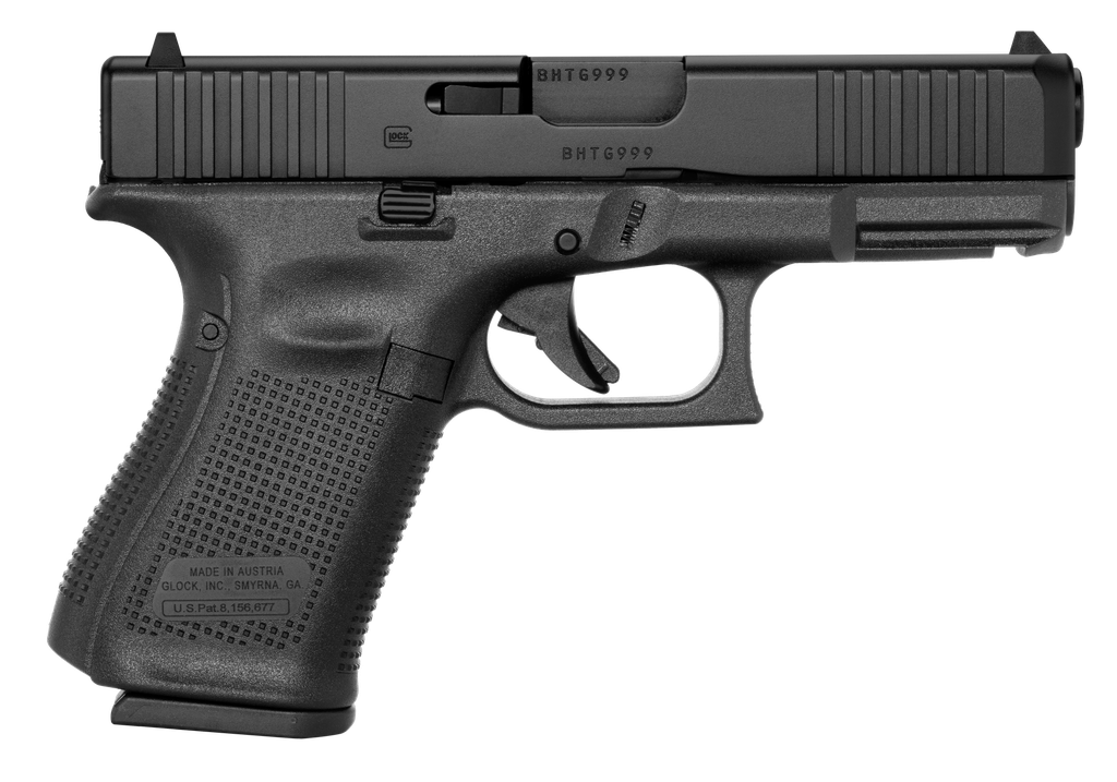 Glock G19 Gen 5, 9mm, 4.02" Barrel, 15+1
