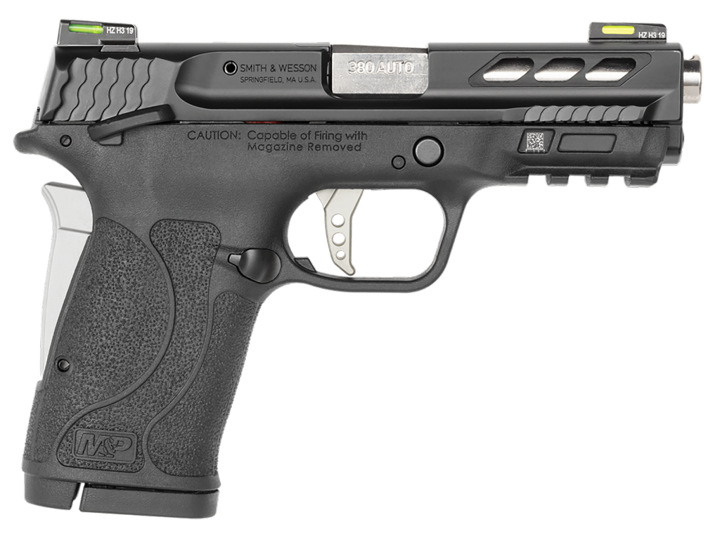 [9457] SMITH AND WESSON M&P380 PC 380ACP PORTED SILVER