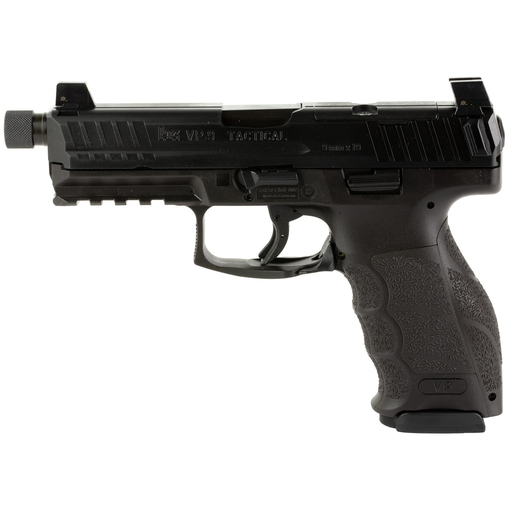 [9278] HK VP9 Tactical Optics Ready, 9mm, 3 x 17-Round Mags, Night Sights