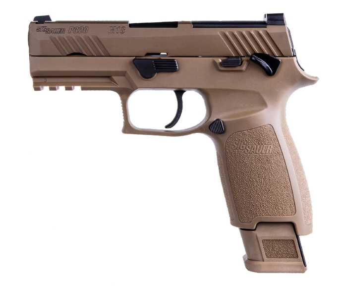 [9213] Sig Sauer P320 M18 Carry, 9mm, 21+1, Coyote, Night Sights