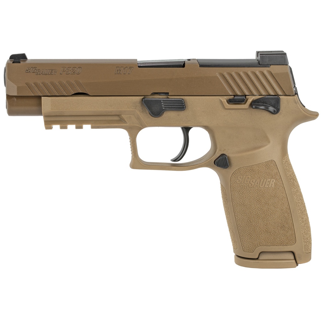 [9212] Sig Sauer P320 M17, 9mm, 17-Round, Coyote, Manual Safety