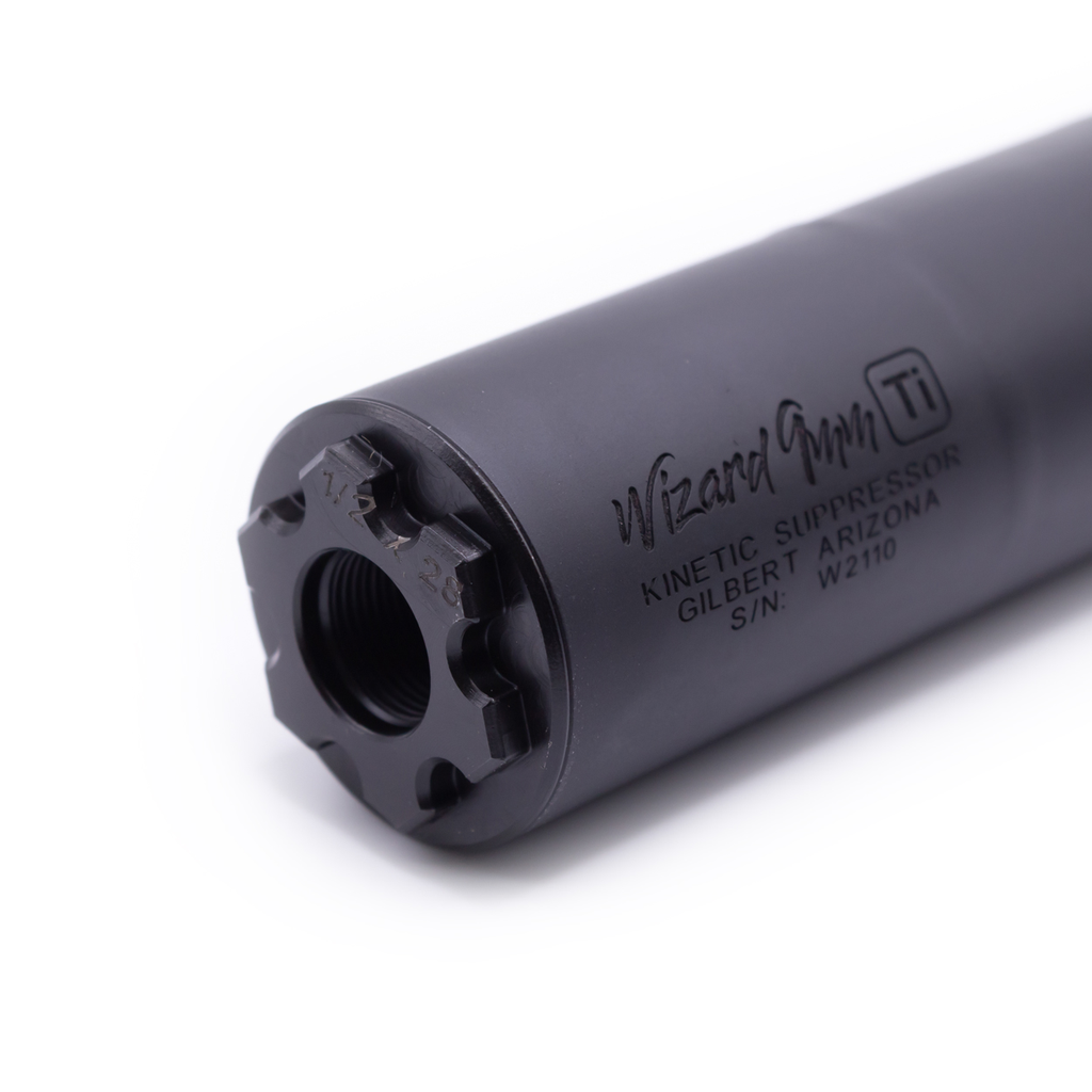 [PROD26-02665] Kinetic Wizard 9 Ti Gen 2 PCC Suppressor (9mm, Titanium)