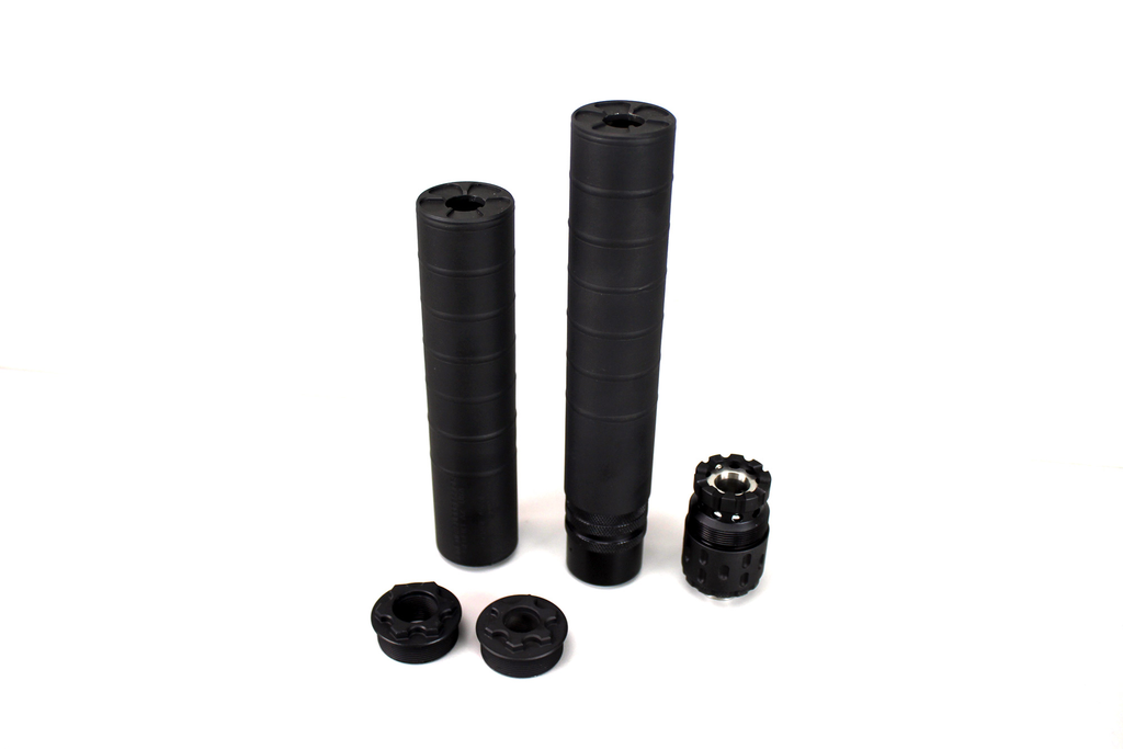 [PROD26-02666] Kinetic Wizard 9 Ti Pistol Suppressor with Booster (9mm, Titanium)