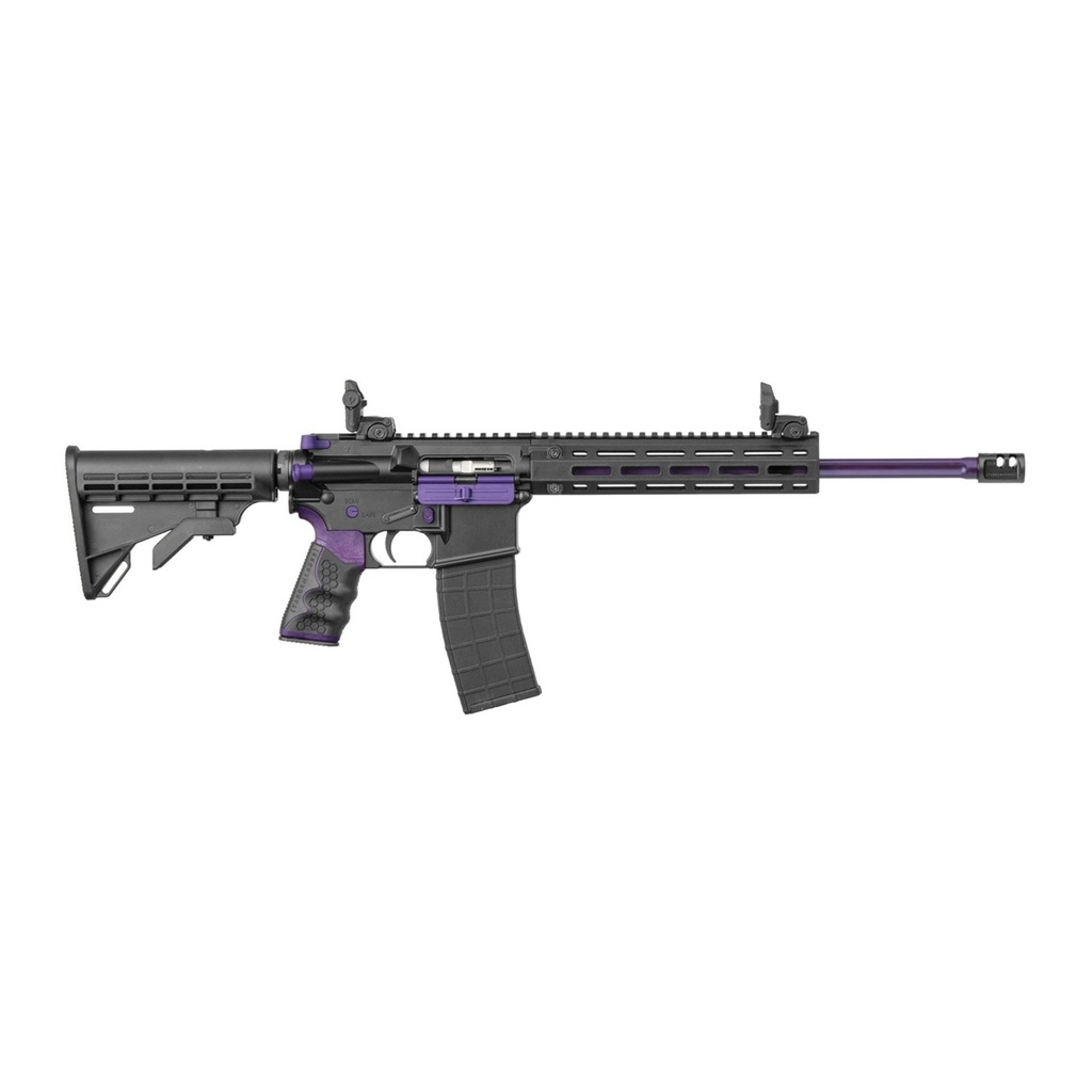 Tippmann Arms M4-22 Redline, 22 LR, 16" Fluted Threaded Barrel, 25+1, Black/Purple