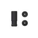 Ridgeback Defense Rhodie 6K Inconel Suppressor, 5.56/6mm, 4.5", HUB, Black