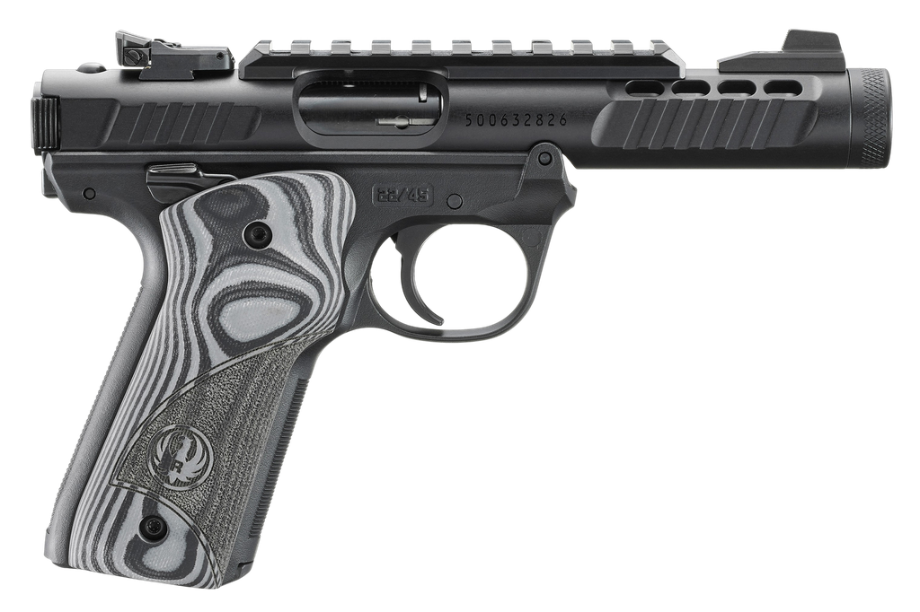 [19473] RUGER MKIV 22/45 LT 22LR BLK/GRY