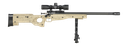 Crickett My First Rifle CPR, 22 LR, 16.13" Carbon Fiber Threaded Barrel, Single Shot, Tan/Black
