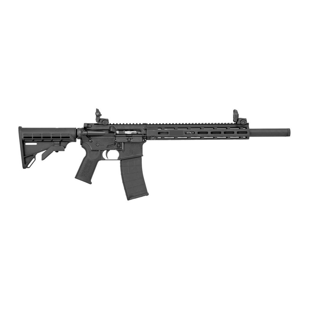 [19165] Tippmann Arms M4-22 Elite ISS Integrally Suppressed Rifle, 22 LR, 16" Barrel, 25+1, Black