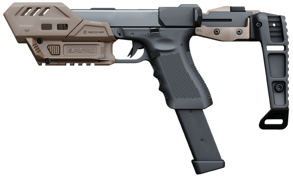 RECOVER S-PRO MG FULL KIT GLOCK 9/40 TAN