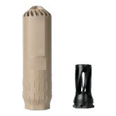 HUXWRX Flow 556K Suppressor, 5.56, FDE