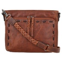 Lady Conceal Zoe Buffalo Leather Concealed Carry Crossbody, Cognac