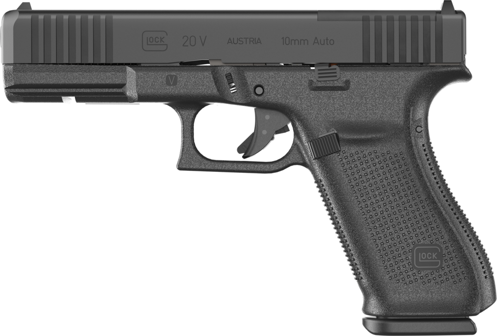 Glock G20 V MOS, 10mm, 4.61" Barrel, 15+1, Optic Ready