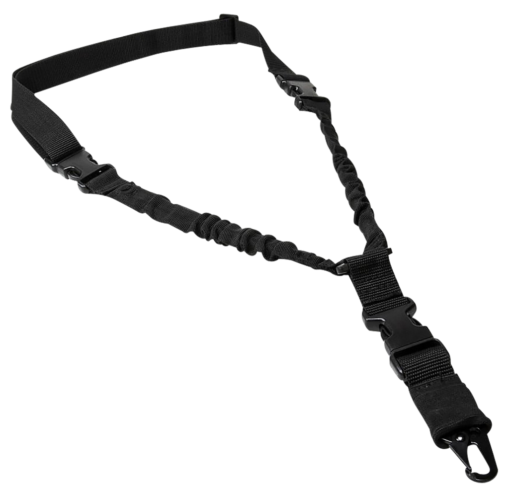 [18991] NORTH CAROLINA STAR NCSTAR ADBS1PB SINGLE POINT SLING DELUXE BLACK NYLON 30"-38" ADJUSTABLE BUNGEE