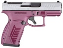 DERYA FIREARMS DY9Z.BCS.TR DY9Z  SPORTS SOUTH EXCLUSIVE MICRO-COMPACT 9MM LUGER 15+1 3.50" BLACK BARREL, SILVER OPTIC READY/SERRATED SLIDE, BLACK CHERRY POLYMER FRAME W/ACCESSORY RAIL, INTERCHANGEABLE