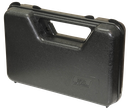 MTM CASE-GARD 803R SINGLE HANDGUN CASE  MADE OF POLYPROPYLENE W/ BLACK FINISH FOAM PADDING HINGE & LATCHES 9" X 5.60" X 2" INTERIOR DIMENSIONS