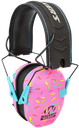 WALKER'S GWPRSEMSPRNKP RAZOR SLIM ELECTRONIC MUFF 23 DB OVER THE HEAD PINK SPRINKLES