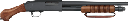 MOSSBERG 590 NIGHTSTICK 20GA 3" 6RD 14.375" BLUED/WALNUT