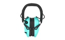 WALKER'S GWPRSEMLTL RAZOR SLIM ELECTRONIC MUFF 23 DB OVER THE HEAD BLACK/TEAL POLYMER