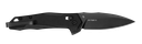 KERSHAW 2041 MONITOR  MID-SIZE 3" FOLDING SPEAR POINT PLAIN BLACK OXIDE D2 STEEL BLADE, BLACK TEXTURED GLASS FILLED NYLON HANDLE, INCLUDES POCKET CLIP