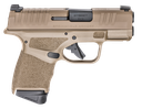 SPRINGFIELD ARMORY HC9319F HELLCAT  MICRO-COMPACT FRAME 9MM LUGER 13+1/11+1 3" MELONITE STEEL BARREL, FLAT DARK EARTH CERAKOTE SERRATED STEEL SLIDE, FLAT DARK EARTH POLYMER FRAME W/PICATINNY RAIL