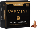 SPEER 2005 VARMINT  30CAL 130GR JACKETED HOLLOW POINT 100 PER BOX/5 CASE