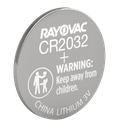 RAYOVAC KECR20321 CR2032 LITHIUM COIN CELL  SILVER 3.0 VOLTS 225 MAH