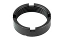 LBE UNLIMITED ARCNUT CASTLE NUT  4140 STEEL BLACK PHOSPHATE AR-15