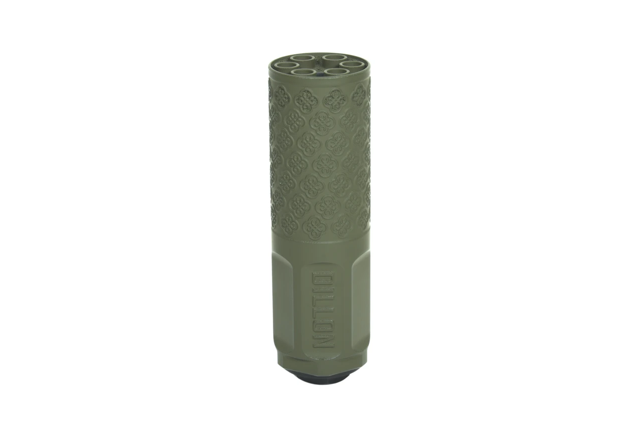 Dillon Rifle Company DRC 5.56 Inconel Suppressor - Patterned OD Green
