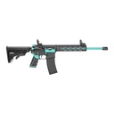 Tippmann Arms M4-22 Redline, 22 LR, 16" Fluted Threaded Barrel, 25+1, Black/Robin Egg Blue
