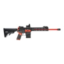 Tippmann Arms M4-22 Redline with Hawke Reflex Sight, 22 LR, 16" Fluted Threaded Barrel, 10+1, Black/Red
