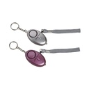 Lady Conceal Personal Safety Alarm Keychain Set (2-Pack), Purple